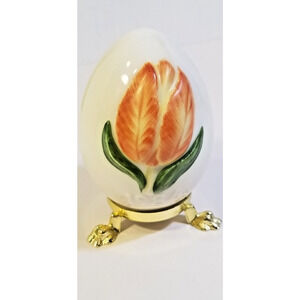 Goebel 7th Annual Easter Egg Figurine Vintage 1984 Tulip